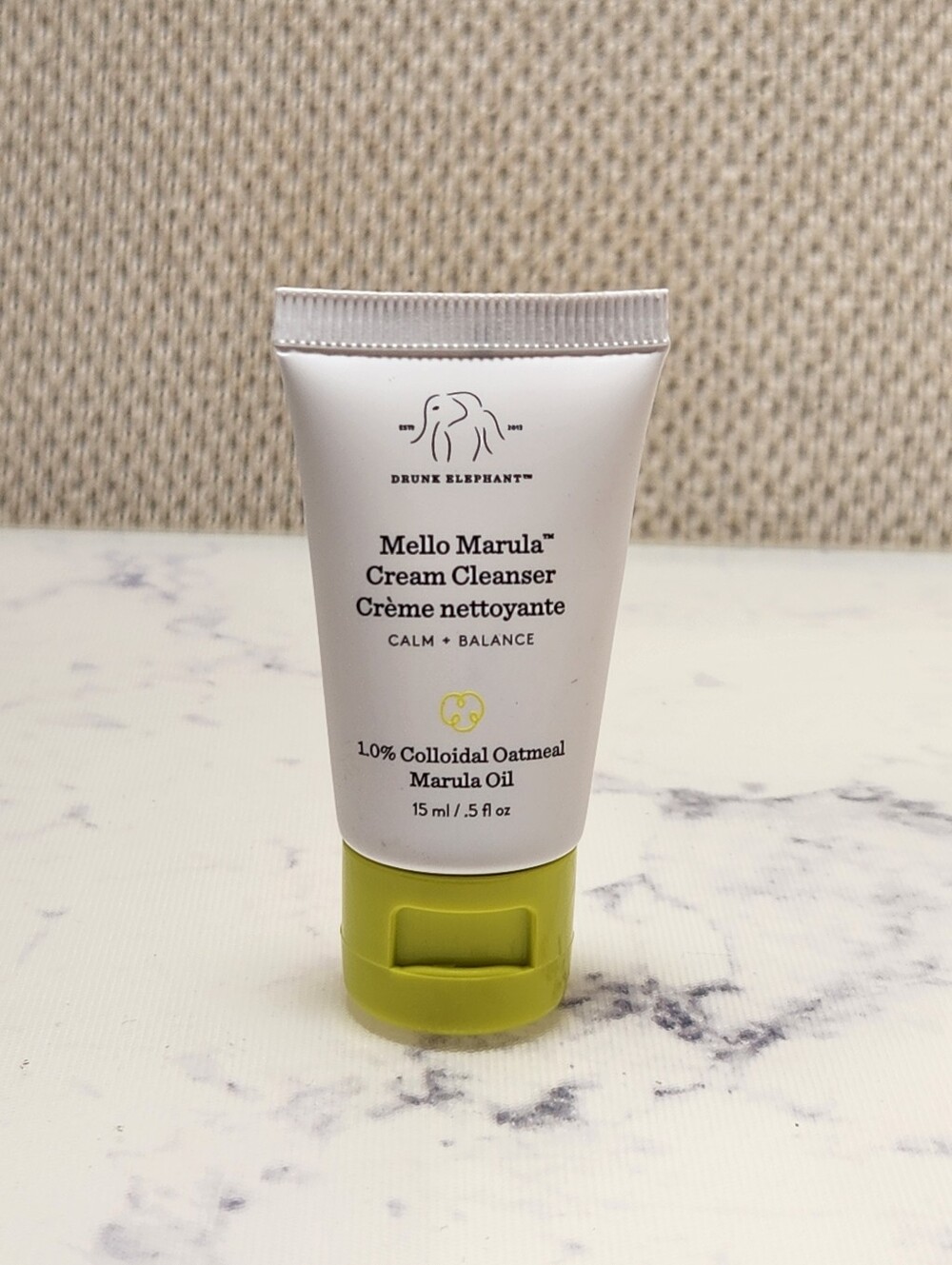 Drunk Elephant Mello Marula Cream Cleanser Mini Travel Size .5 Oz
